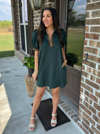Fierce Finish Mini Dress