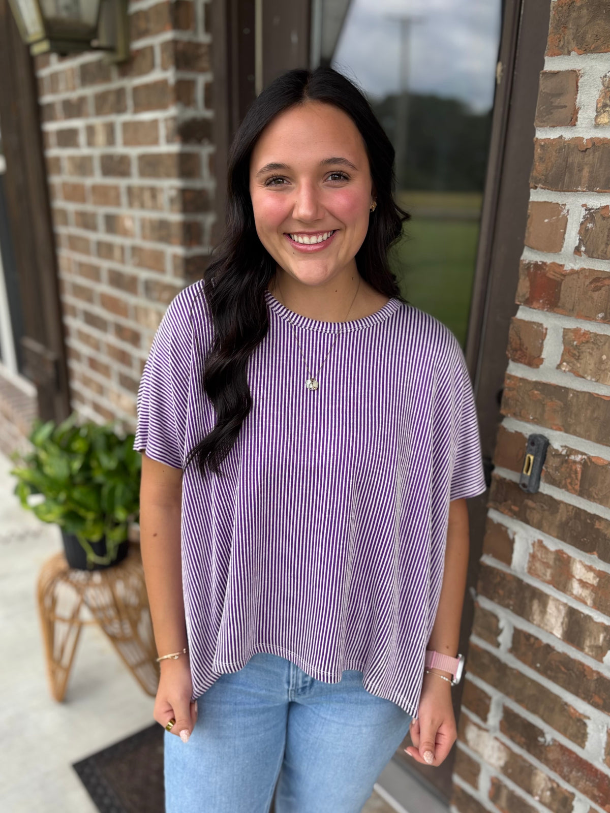 Classic Lines Ribbed Top - Plus