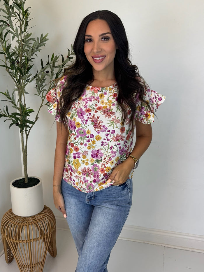 Fresh and Floral Top