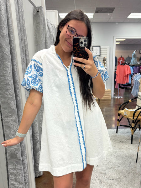 Eileen Embroidered Dress