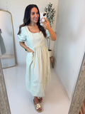 See the Light Striped Dress