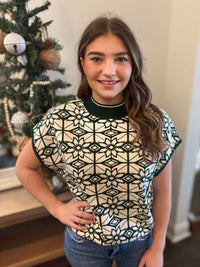 Mistletoe Magic Mock Neck Sweater