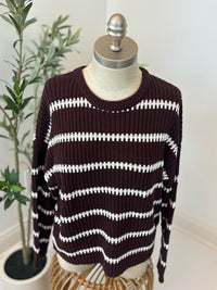 Parallel Path Ribbed Sweater