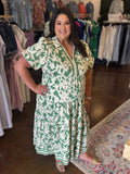 Botanical Babe Midi Dress - Plus