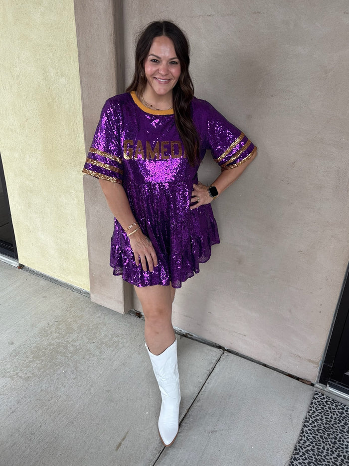 Friday Night Lights Sequins Dress