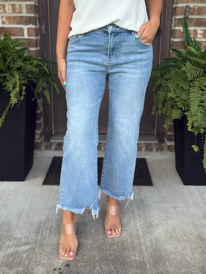 Claire Crop Straight Jean - Risen