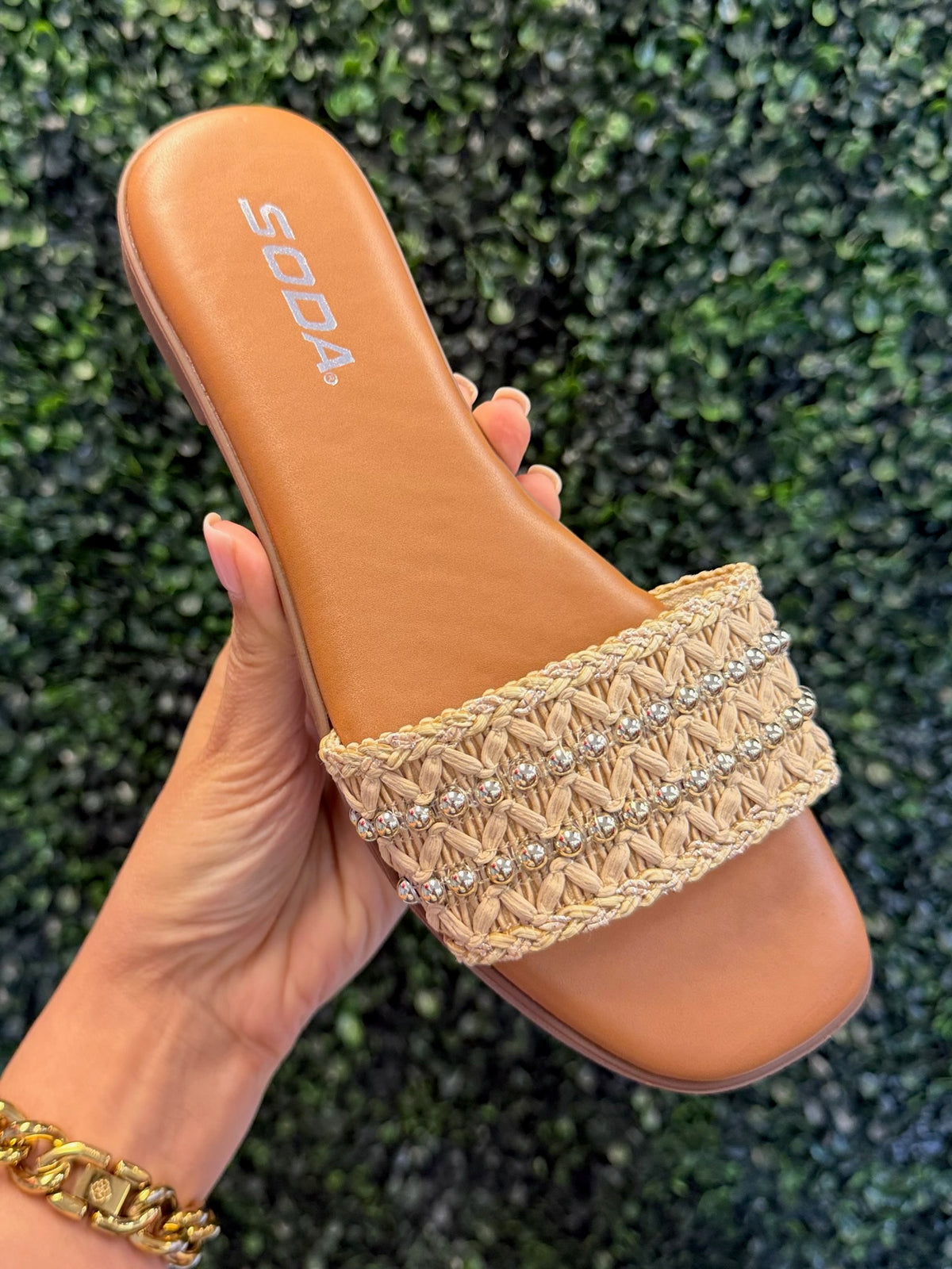 Martha Raffia Sandal