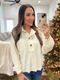 Pick of the Patch Pullover Sweater - Ivory