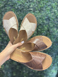 Prism Snakeskin Sandal