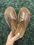 Prism Snakeskin Sandal