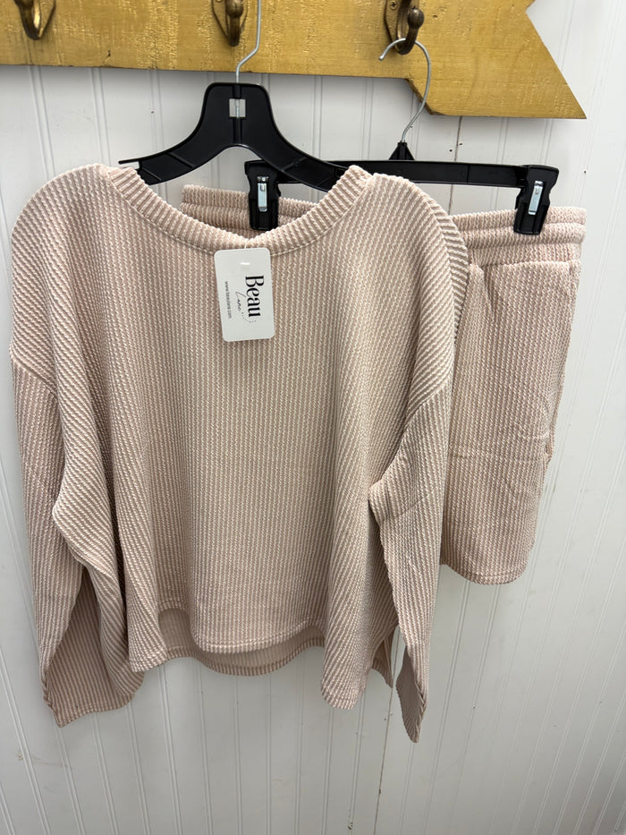 Stay Awhile Ribbed Set - Plus