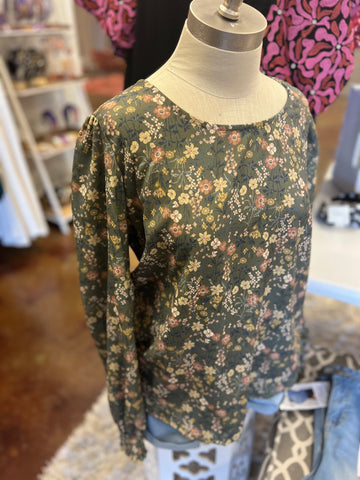 Into the Forest Floral Top