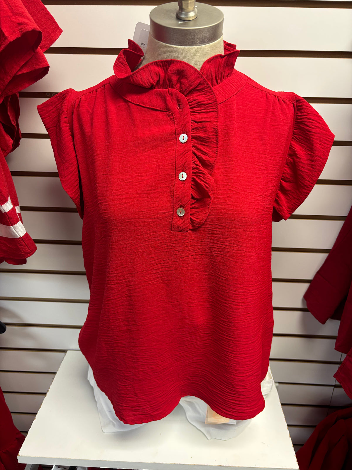 Cheer Me On Ruffled Top