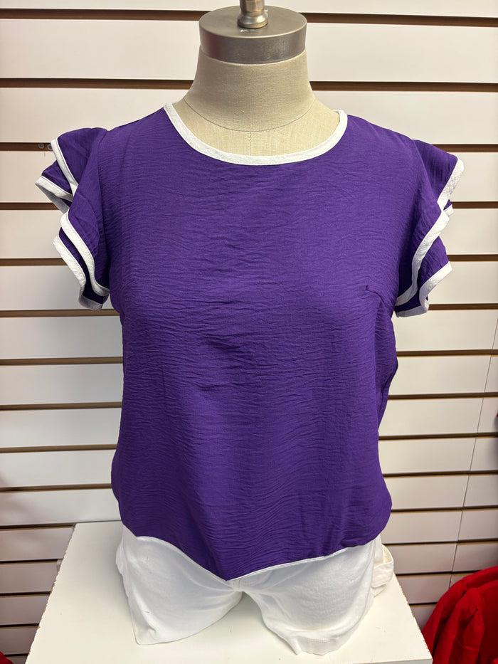 Fan Favorite Flutter Sleeve Top