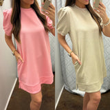 Tallie Textured Dress - Pink