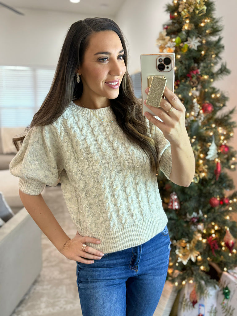 North Pole Pearl Detail Sweater