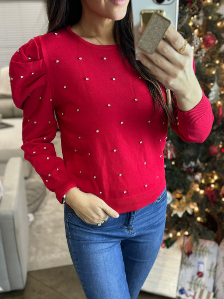 Studded in Style Sweater
