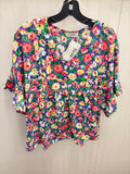 Spring Social Split Neck Top