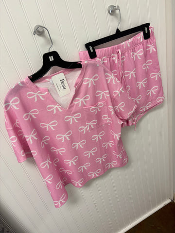Pink Bow Set