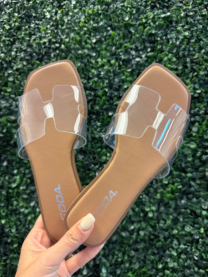 Sloane Clear Strap Sandal