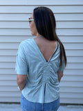 Risky Business Ruched Back Top